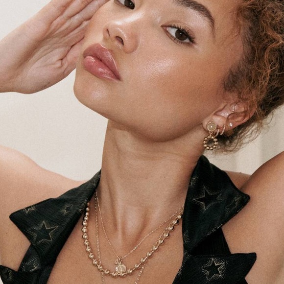 New Vanessa Mooney boss ball gold chain necklace - Picture 3 of 6